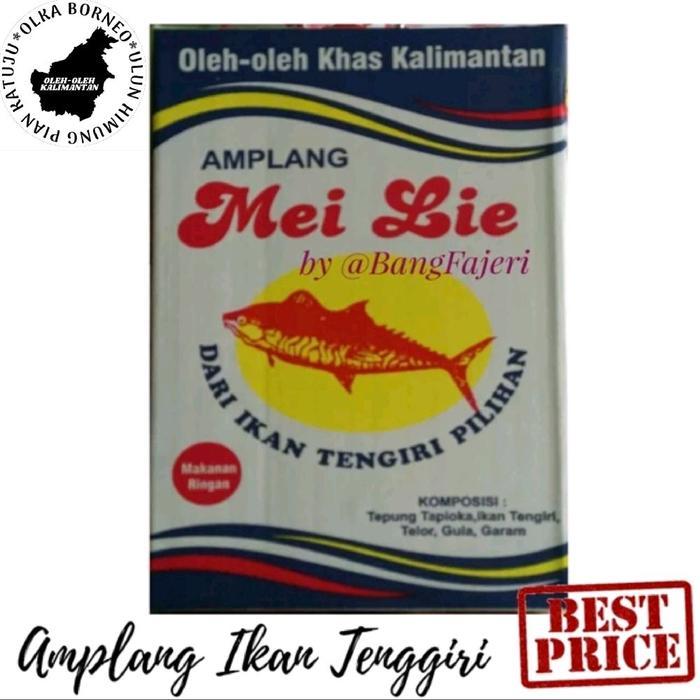 Amplang Ikan Mei Lie, Kerupuk Ikan, Ampkang Tenggiri