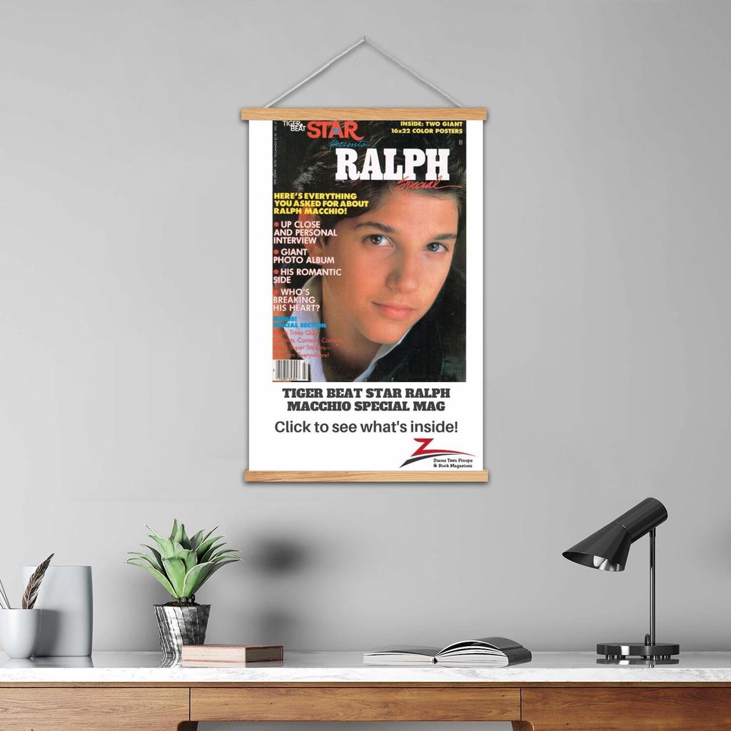 ralph macchio Framed Wall Painting Canvas Art Poster and Wall Art, Modern Family, Bedroom Decor,