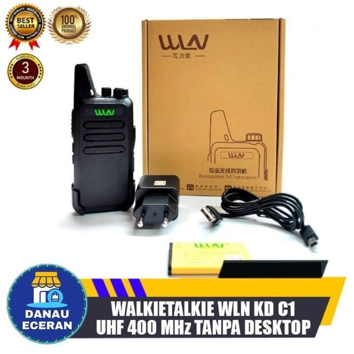 Promo Wln Kd C1 Walkietalkie Wln Kd C1 Kd-C1 Tanpa Desktop Ht Wln Satuan