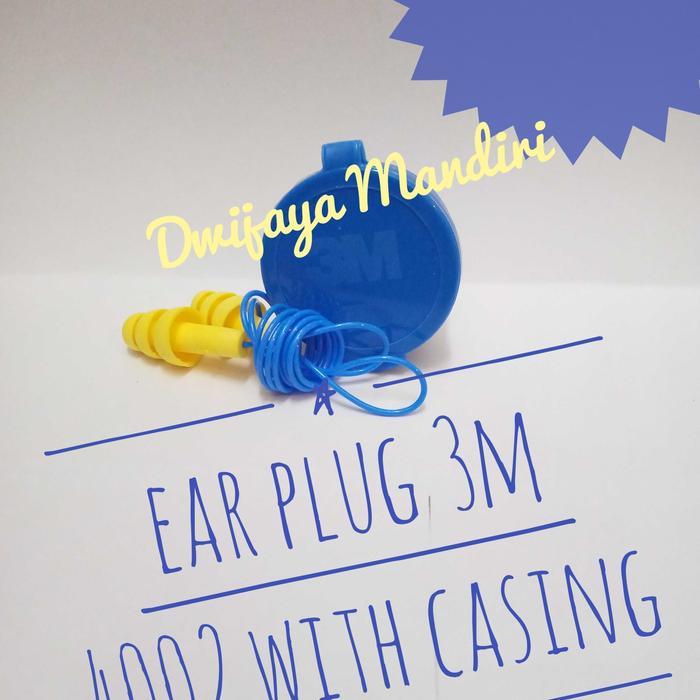 Terbaru! 3M Ear Plug 3M Dengan Casing Produk Original Ear Plug 3M 002 With Casing