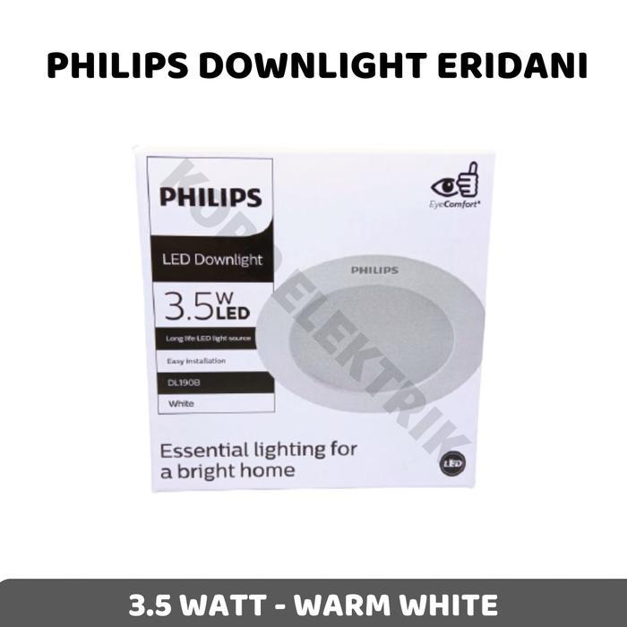 NEW Lampu Led Downlight Philips 3w 3 inch 3 watt