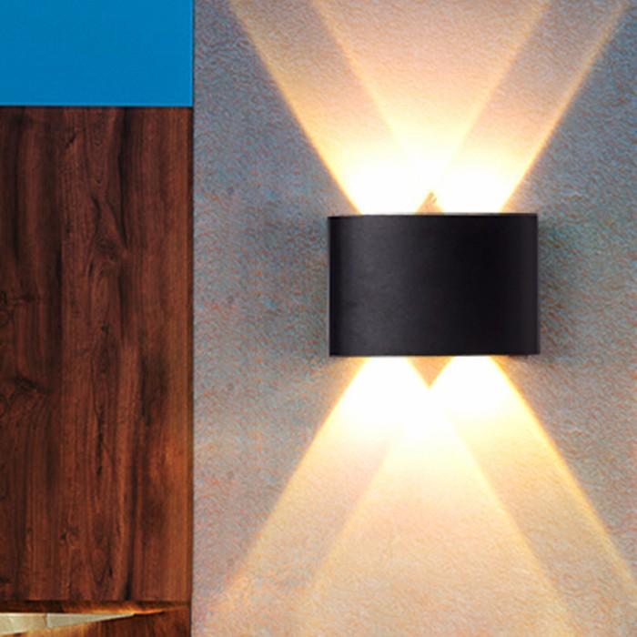 NEW Lampu LED Tempel Dinding Tembok Pilar Pagar Tiang Teras Rumah Outdoor