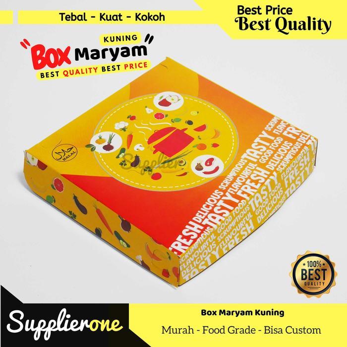 Kotak Roti Canai Maryam 50 Pcs / Dus Box Kemasan Roti Maryam / Kotak Roti Canai Maryam / Kemasan