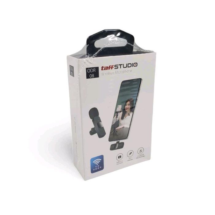 Ready Stok Mic Jepit Wireless Lavalier Portable Microphone HP Smartphone USB Type C