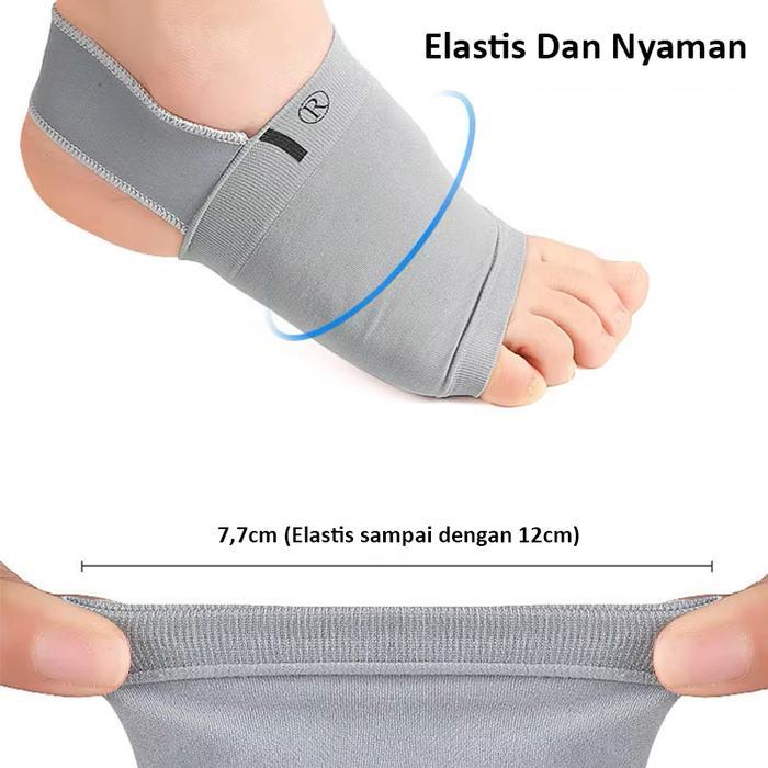 Arch Support Insole Elastis Gel Silikon Orthotic Arch