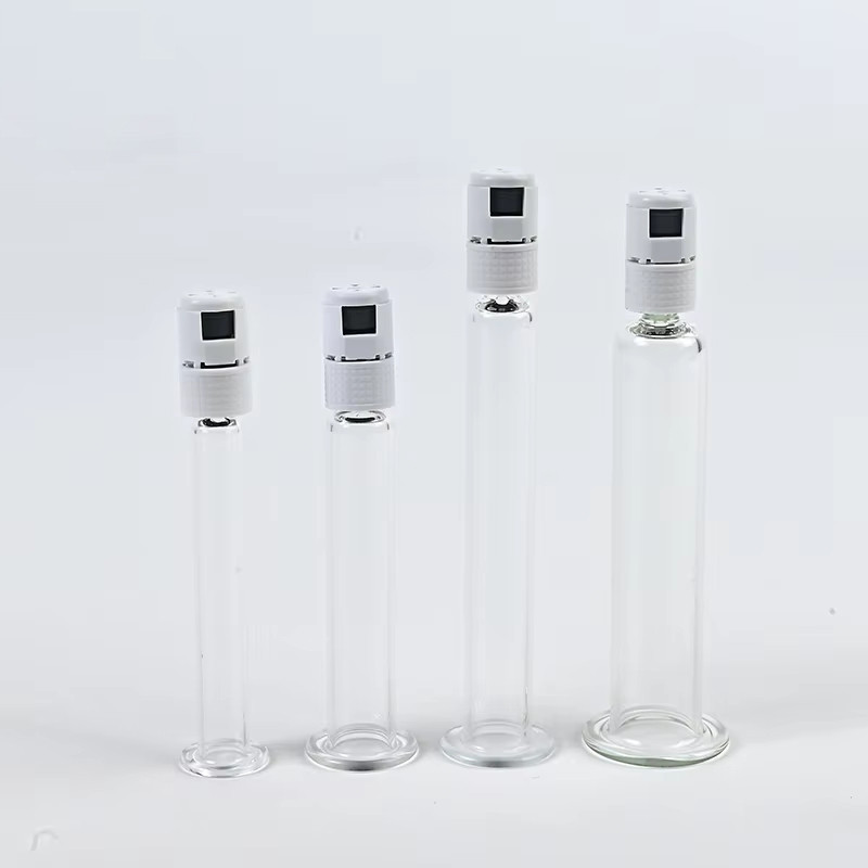 1ml Korea Glass Luer Lock Hyaluronic Acid Collagen Capacity Borosilicate Glass Syringe with Tip Non