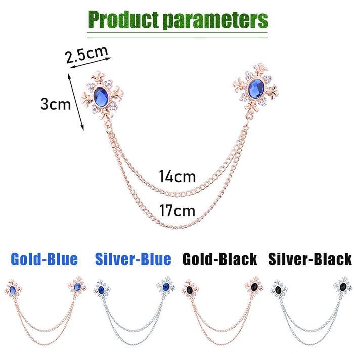 Lapel Pin Bros Jas Pin Bros Jas Pria Bros Jas Pria Keren Bross Kerah Kristal Bros Untuk Jas Pria Pin
