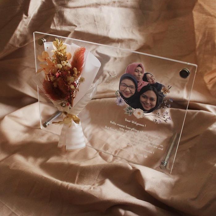 Custom Acrylic Gift plus Photo / Anniversary Gift / Graduation Gift