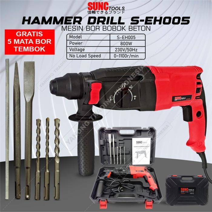 Orion Tools - Bor Beton Listrik Bobok Tembok Hammer Drill 26Mm Sunc Tools
