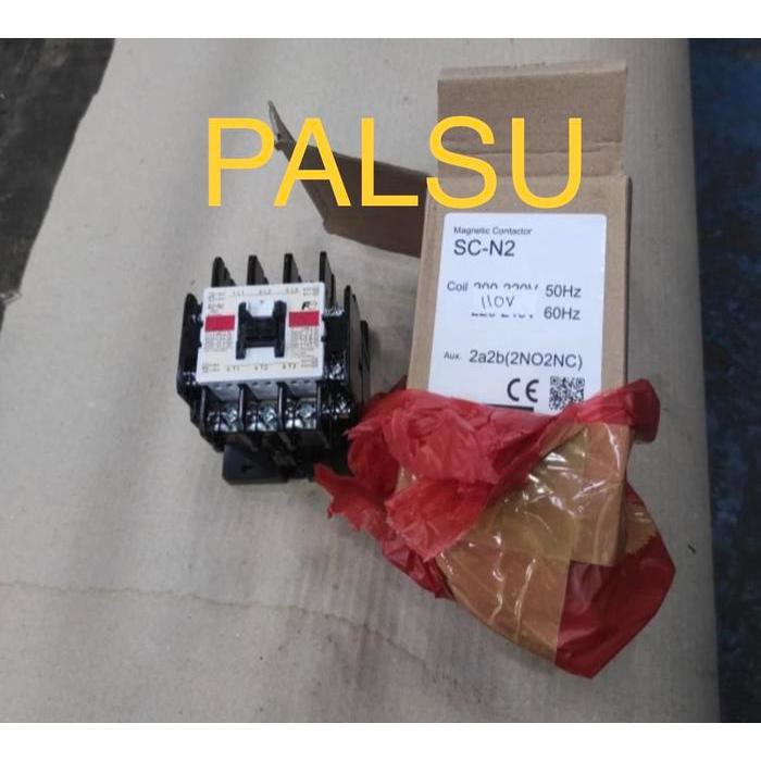 Contactor Fuji Sc-N2 Sc 2N Sc N2 110 220 380 24V 48V Fuji Sc2N Scn2 Sc40Xa Terbaru
