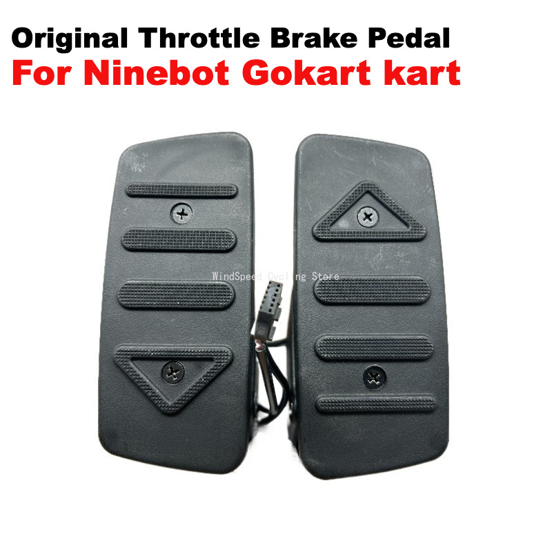 Terbatas Original Throttle Brake Pedal for Ninebot Gokart kart Accelerator Brake Pedal for Ninebot G