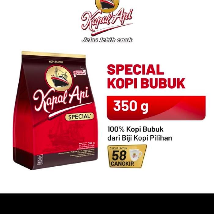 kopi kapal api 380 gr special merah