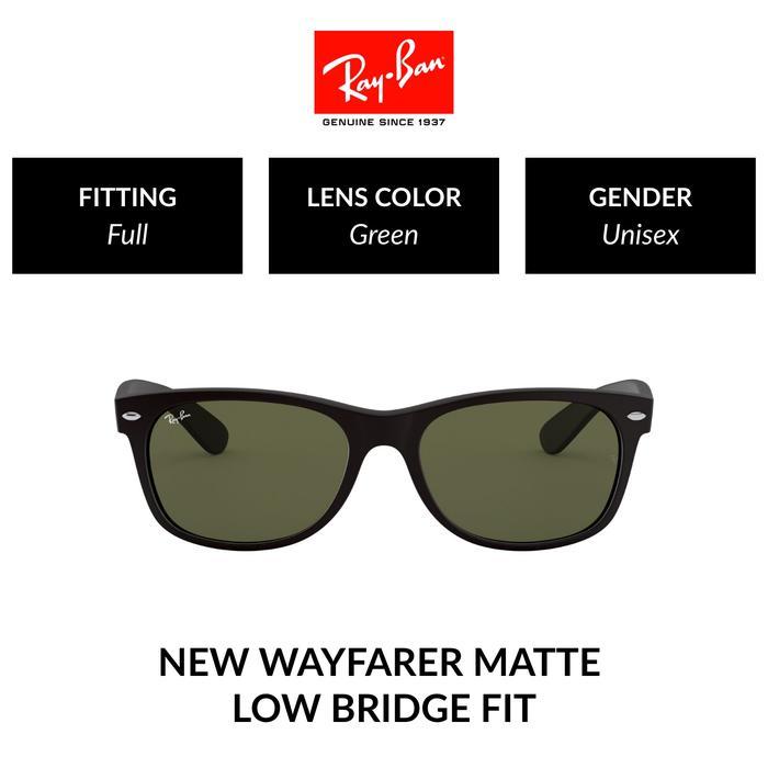 RAY-BAN NEW WAYFARER | RB2132F 622 | Full Fit | Kacamata Hitam | 58mm