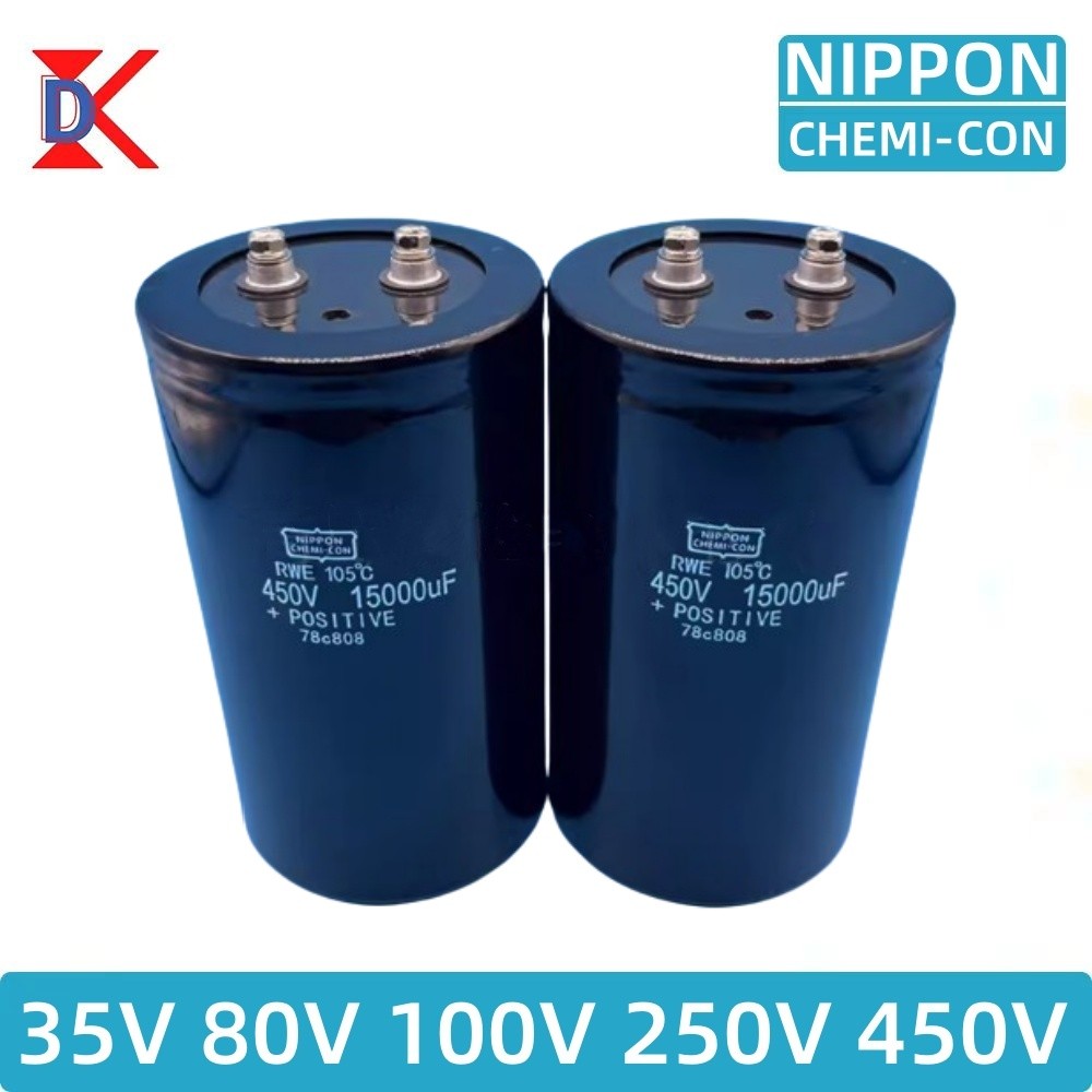 Screw Foot Black Diamond Electrolytic Capacitor 35V 80V 100V 250V 450V 1000UF 1800UF 2200UF 3300UF