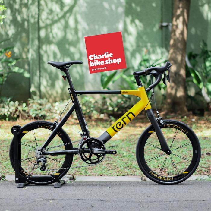 Sepeda Fullbike Mini Velo TERN21 Surge Pro - Sepeda Tern - BLACK/YELLOW|47