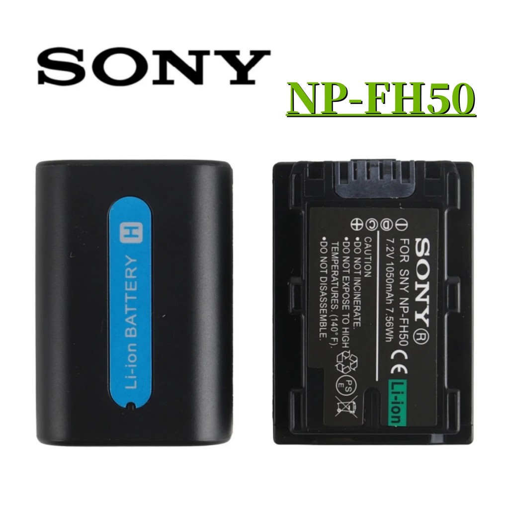 Original Battery for Sony NP-FH30 NP-FH40 NP-FH50 NP-FH70 NP-FH100 and DSC-HX1 HX100V HX200 HX200V