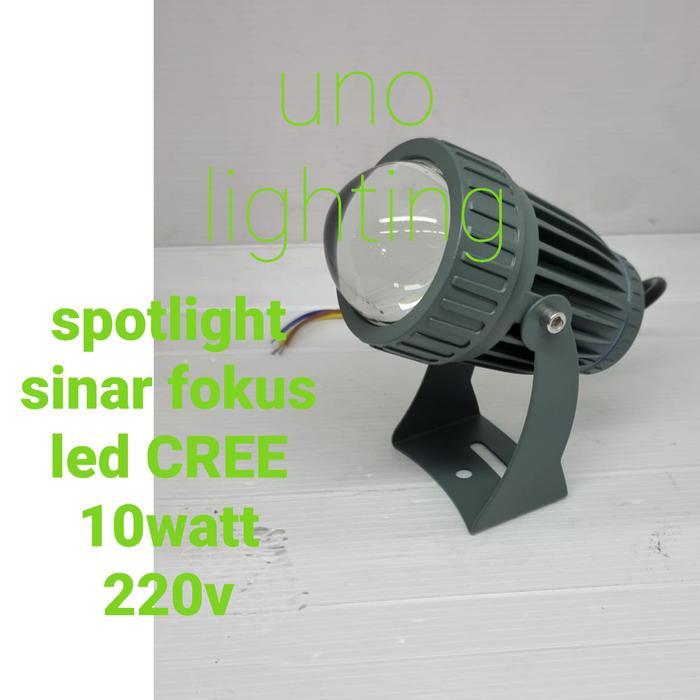 LAMPU TEMBAK TUGU TINGGI 10WATT 10W SOROT POHON 10 WATT OUTDOOR CREE
