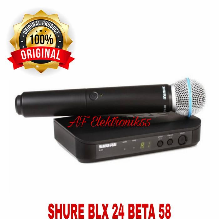 Mic Wireles SHURE BLX 24 BETA 58 Original