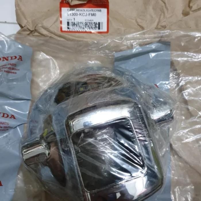 Batok Lampu Croom Honda Tiger 2000 Original Ahm