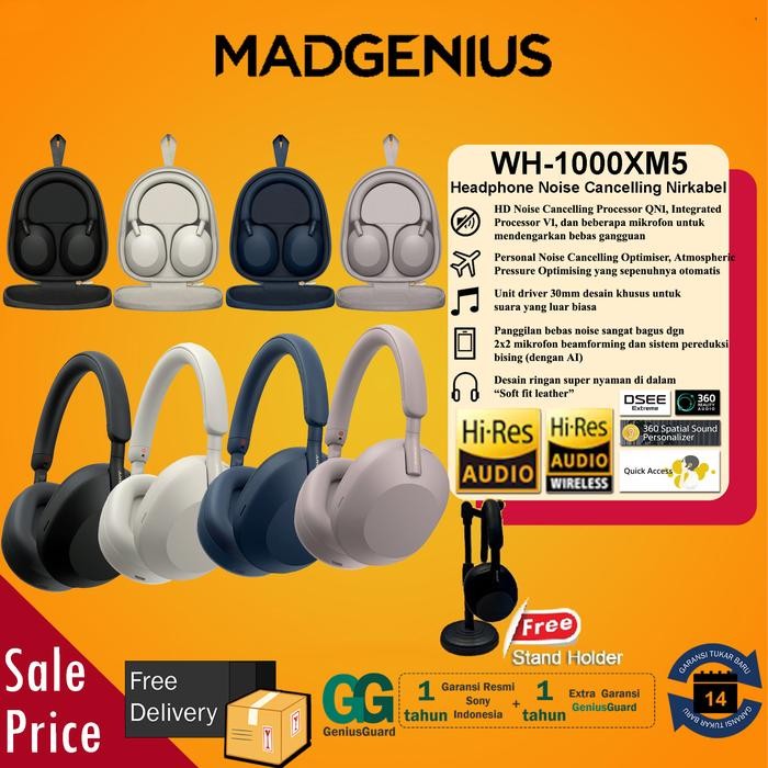 Sony WH-1000XM5 / WH1000Xm5 / WH 1000XM5 / Xm5 Wireless Headset NC