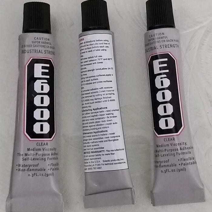 

SILAKAN ORDER LEM E6000 9ML SUPER CLEAR GLUE PATCHES KAIN LOGO EMBLEM