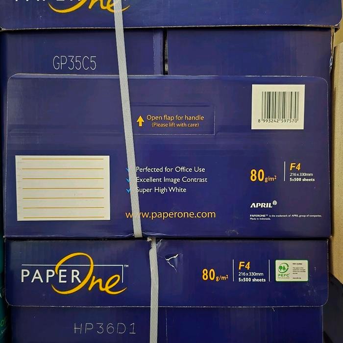 

Kertas Hvs F4 80Gsm Merk Paper One 1 Dus Promo.....