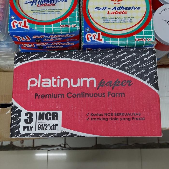 

NEW PRODUK KERTAS CONTINUOUS FORM PLATINUM ( 3 PLY PRS / POLOS) WARUNG ARA67