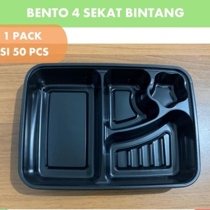 Mika Bento 4 sekat / Mika Nasi ,Tray Bento