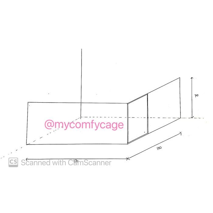 Pagar Anjing Aluminium pembatas Custom Size Mycomfycage