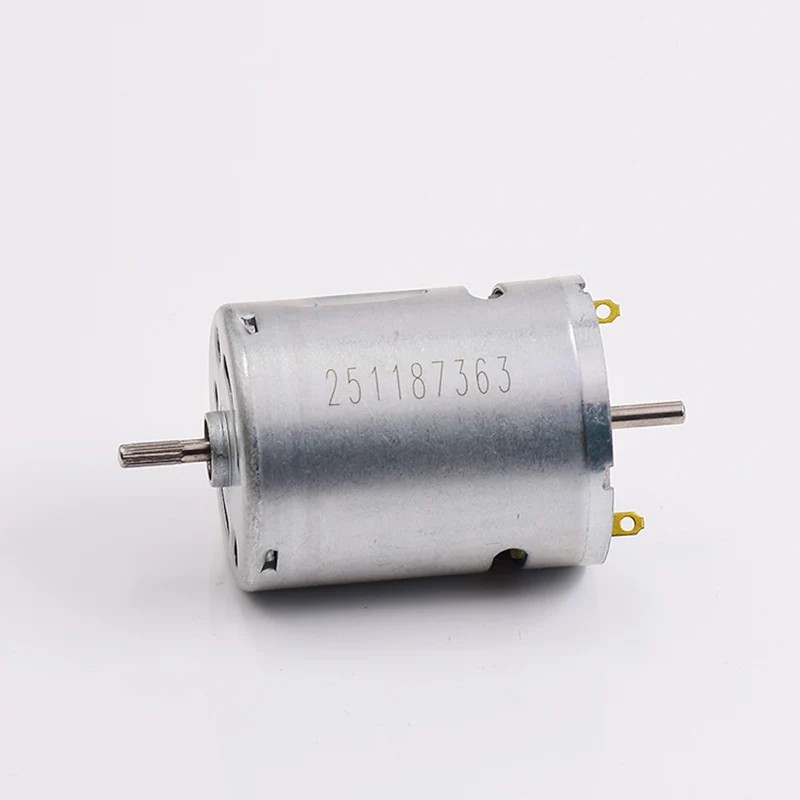 Baru Mini 24mm RF-370 Electric Motor DC 6V-12V 15300RPM Large Torque Dual Shaft Engine for Toy Model