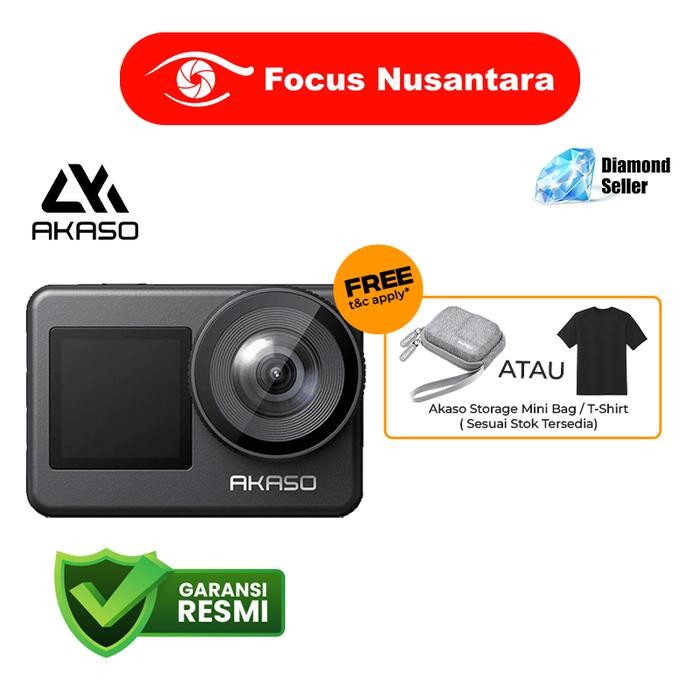 AKASO Brave 7 Action Camera / Brave 7LE Action Cam AKASO 7 LE GARANSI RESMI