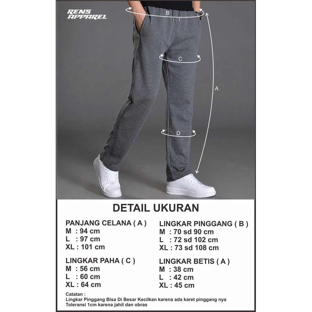 Celana Joger Pria / Celana Training Pria Slim Fit Skinny Jogger Pants