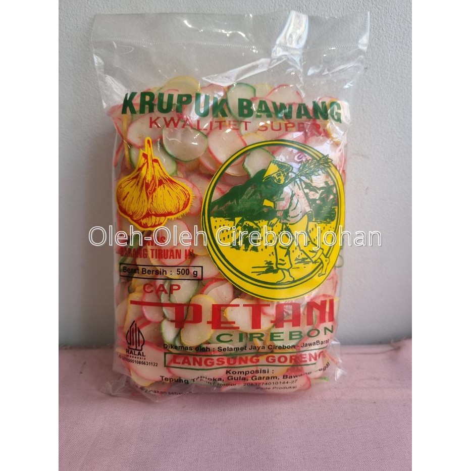 

Pilihan- Krupuk Bawang Petani Warna Spesial - Krupuk Bawang Mentah Petani - Kerupuk