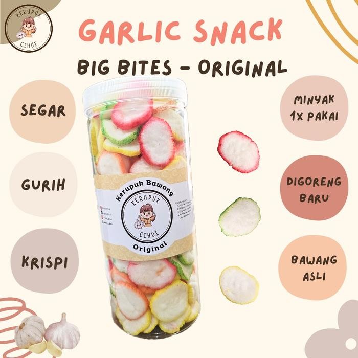 

Pilihan- Cemilan Kerupuk Bawang Kancing Besar - Original