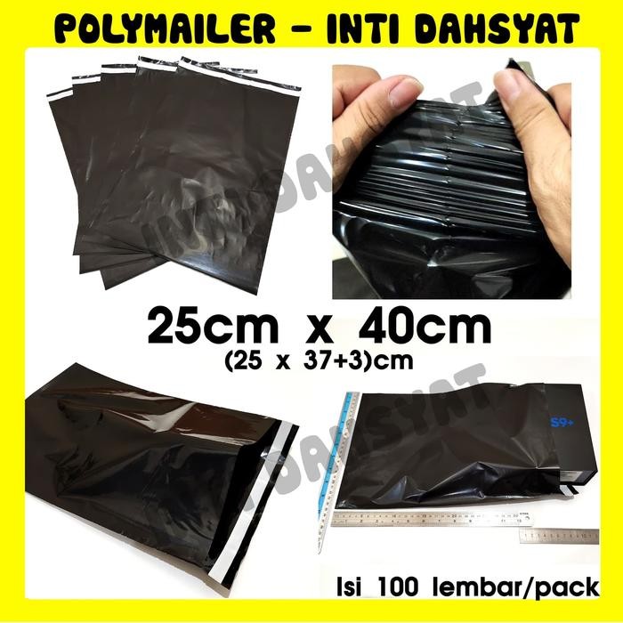 

Pilihan- Polymailer Hitam 25X40 Isi +/-100Lbr Plastik Kemasan Online Shop Murah