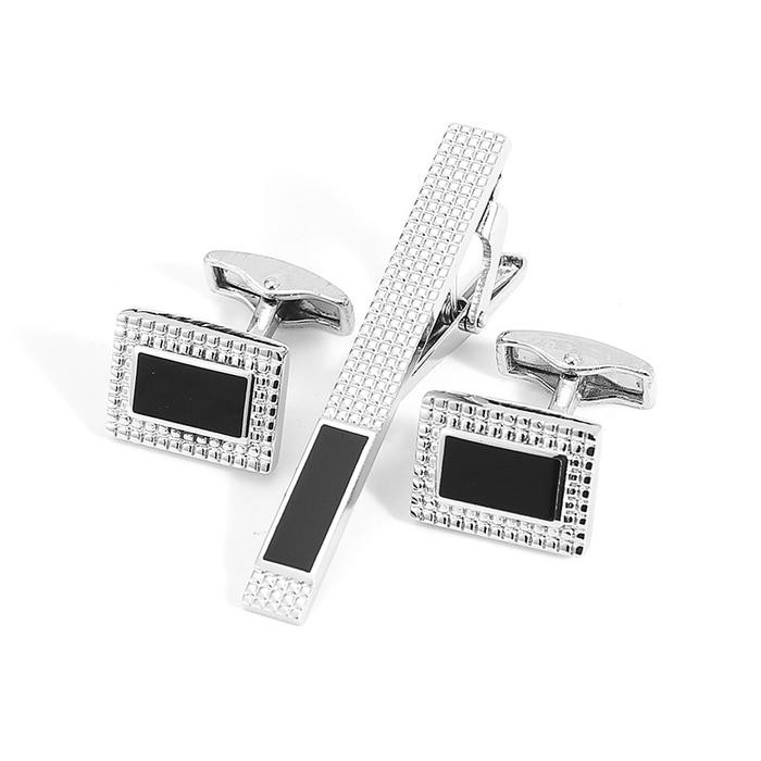 Cufflink Dan Jepit Dasi Free Kotak Premium