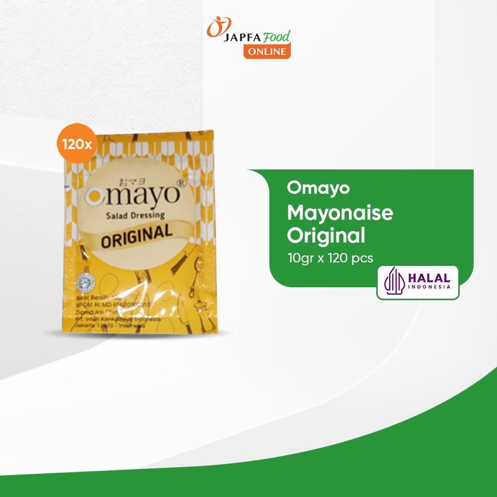 

Paket Omayo Mayonaise Original 10gr - Isi 120 pcs [12 x 10 sachet]