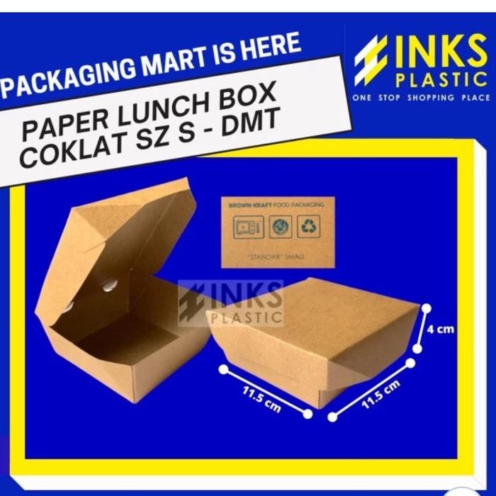 Pilihan- Paper Lunch Box Coklat Size S