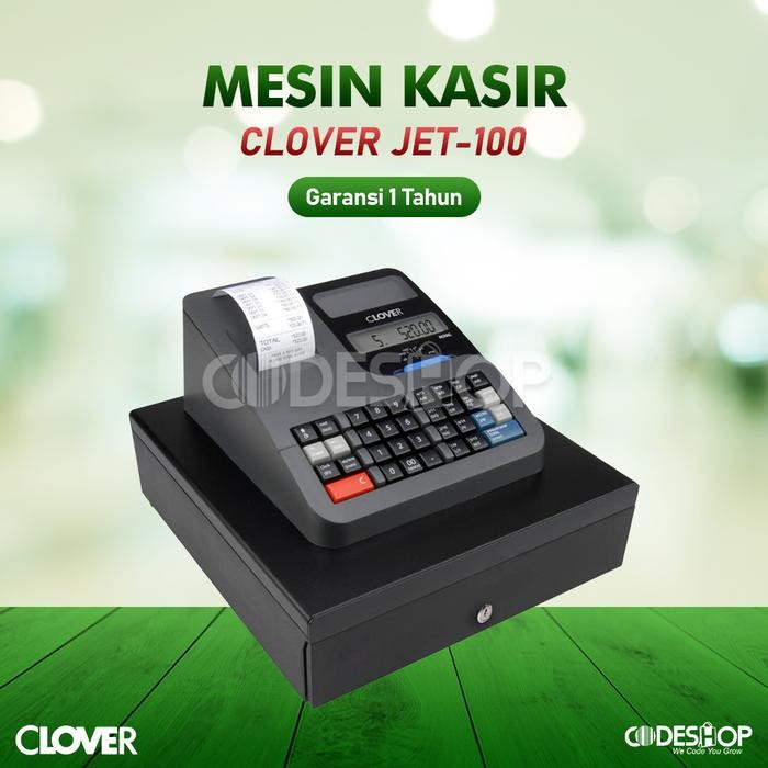 

MESIN KASIR CLOVER JET-100 SERIES ALL IN ONE CASH REGISTER JET100
