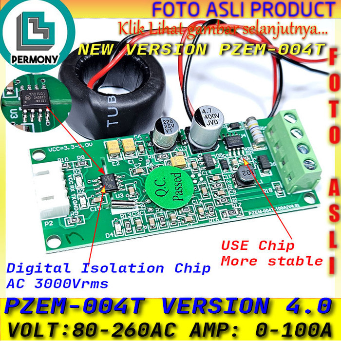 PZEM-004T WATT METER SENSOR AC CURRENT VOLTAGE PZEM004T ENERGY PZEM00