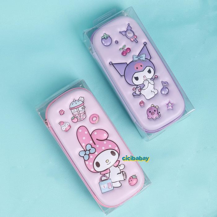 

KOTAK PENSIL 3D TIMBUL KARAKTER LUCU HARDCASE ANTI AIR PENCIL CASE ROUND ZIPPER STATIONERY SEKOLAH