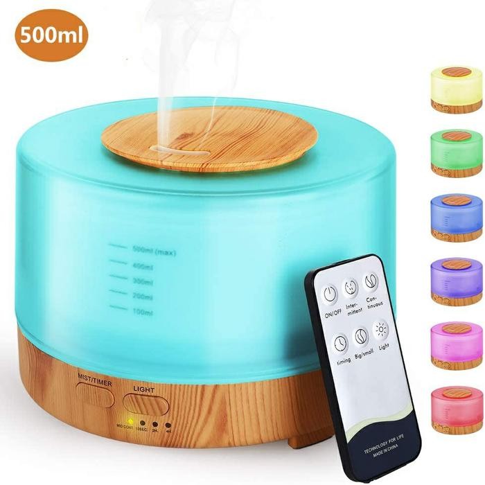 KBAYBO Air Humidifier Ultrasonic Diffuser Tanpa Cotton Kapas 500ML