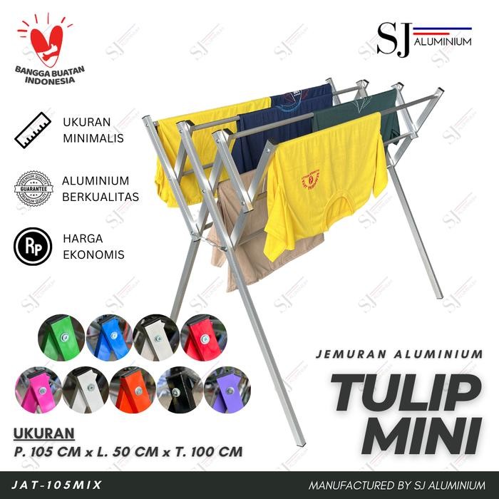 Lion Star House - - Jemuran Baju / Jemuran Pakaian / Rak Handuk Bayi - Aluminium Warna - 105 Cm /