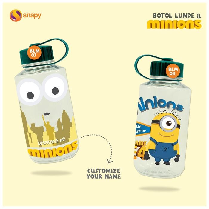 Pilihan- Tumbler Botol Minum Lundee Custom 1 Liter