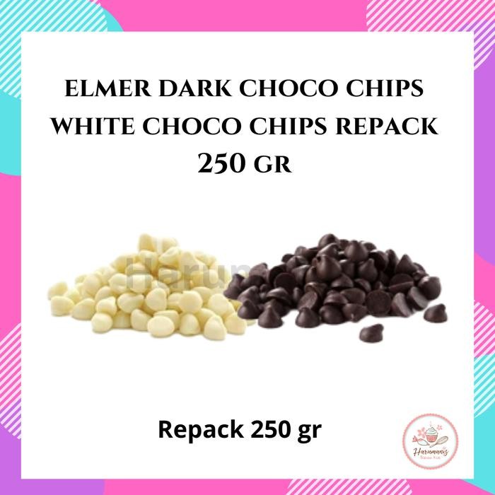 

Pilihan- Elmer Dark Choco Chips White Choco Chips Repack 250 Gr
