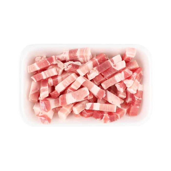 

Pilihan- Samcan Dadu / Daging Babi Samcan Potong Dadu - 500Gr