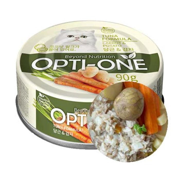 Pilihan- Opti-One Cat White Tuna & Carrot, Potato 90Gr