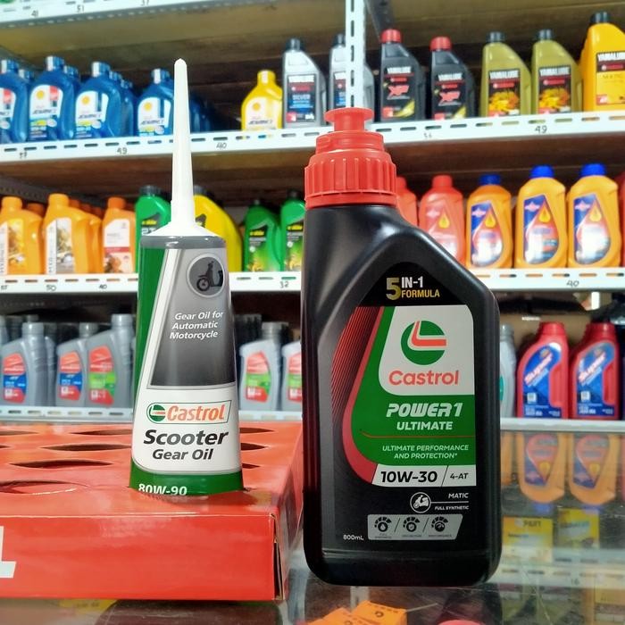 Pilihan- Paket Oli Castrol Ultimate Matic + Oli Gardan Castrol
