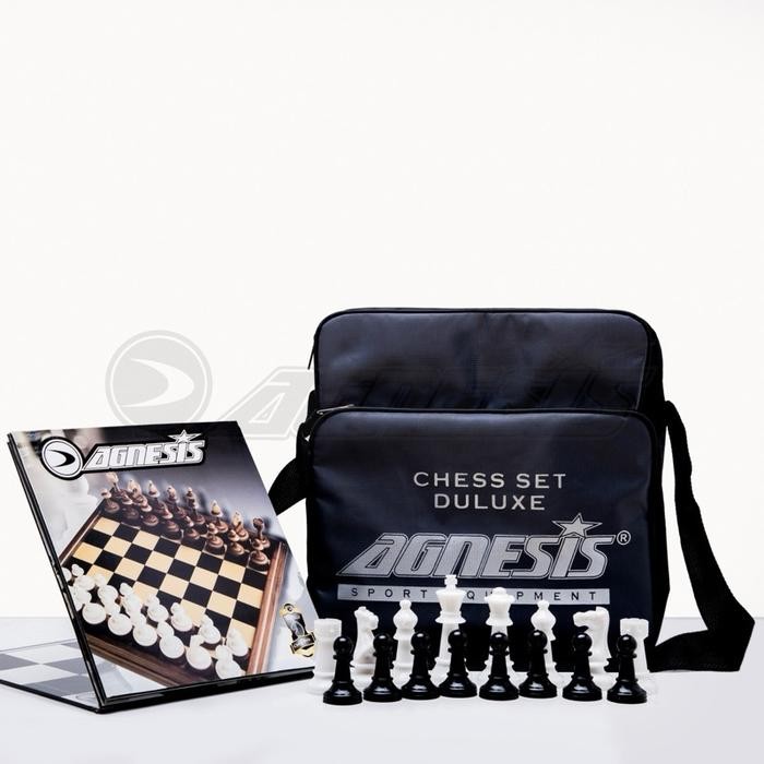 Pilihan- Agnesis Chess (Catur) Set Deluxe / Papan Catur Premium / Papan Catur Lipat