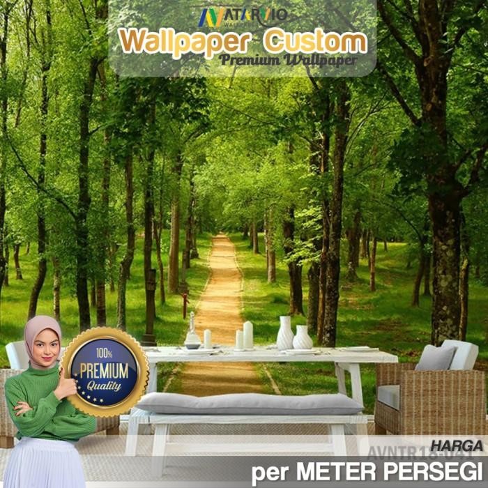 Wallpaper Dinding Pemandangan Alam, Wallpaper Dinding Custom Alam 3d